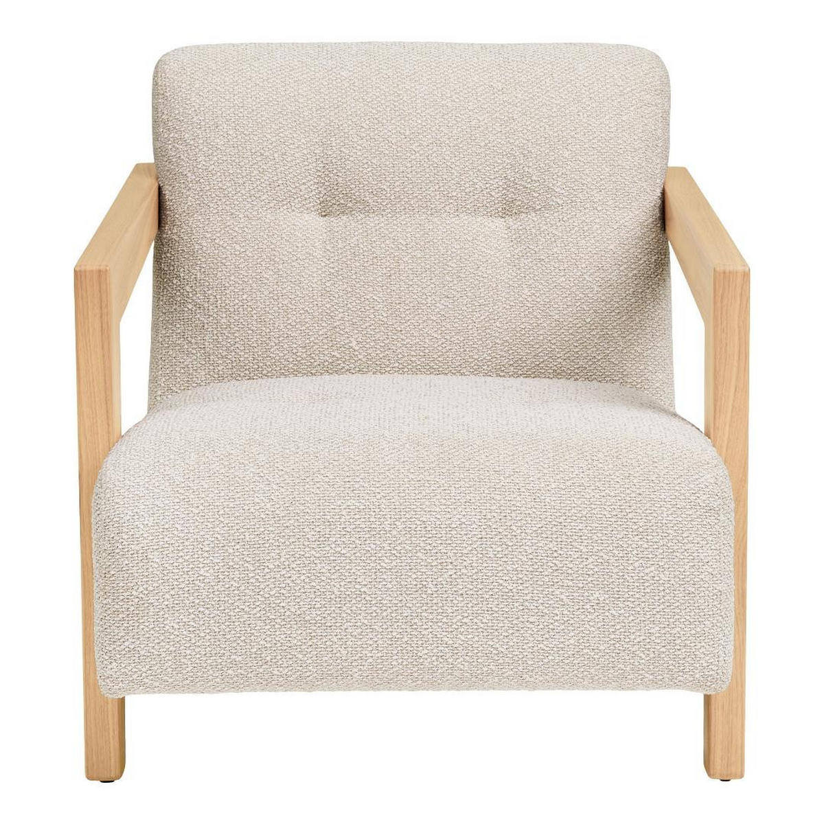 SESSEL, Clara, Eiche, Stoff, 72 x 88 x 72 cm - Eichefarben, Textil (72/72/88cm) - ebuy24