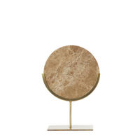 ORNAMENT Moreno Braun Ø25,5/38,5 cm - Hellbraun, Metall (10/38.5/25.5cm) - Light & Living
