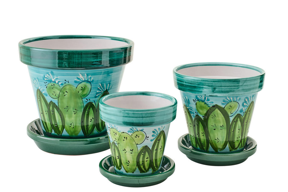 BLUMENTOPF MULTI Multi - Multicolor, Keramik (35/33cm) - J-Line