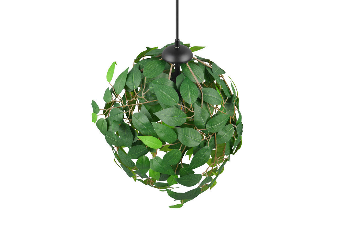 HÄNGELEUCHTE LEAVY Grün matt - Grün, Metall (38/38/150cm) - Trio Leuchten