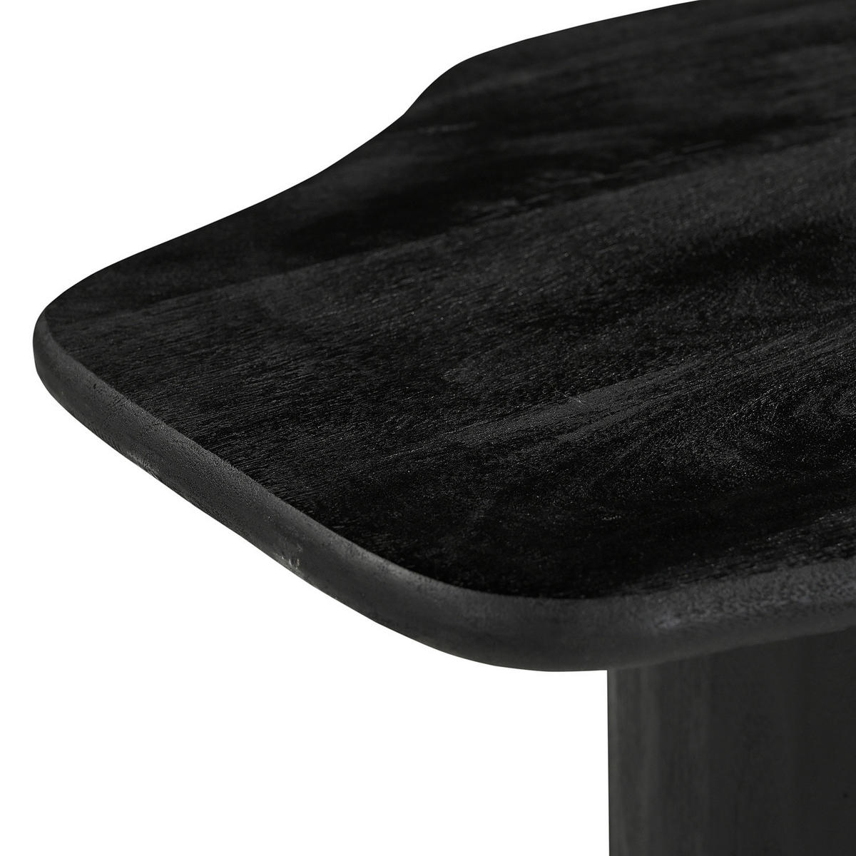 MASSIVER COUCHTISCH - Massivholz - Mango Schwarz - Schwarz, Holz (70/100/40cm) - home24