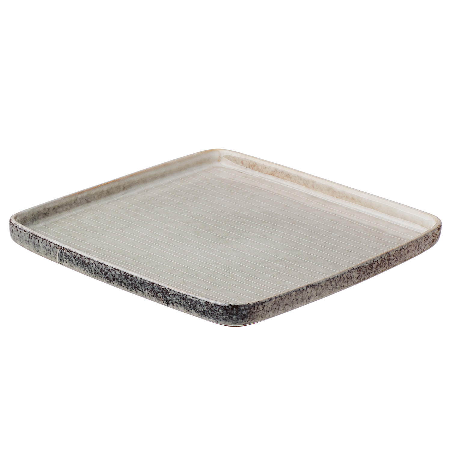 DINNERTELLER (6er Set) Henley - Grau, Keramik (21/19/1.8cm) - BUTLERS
