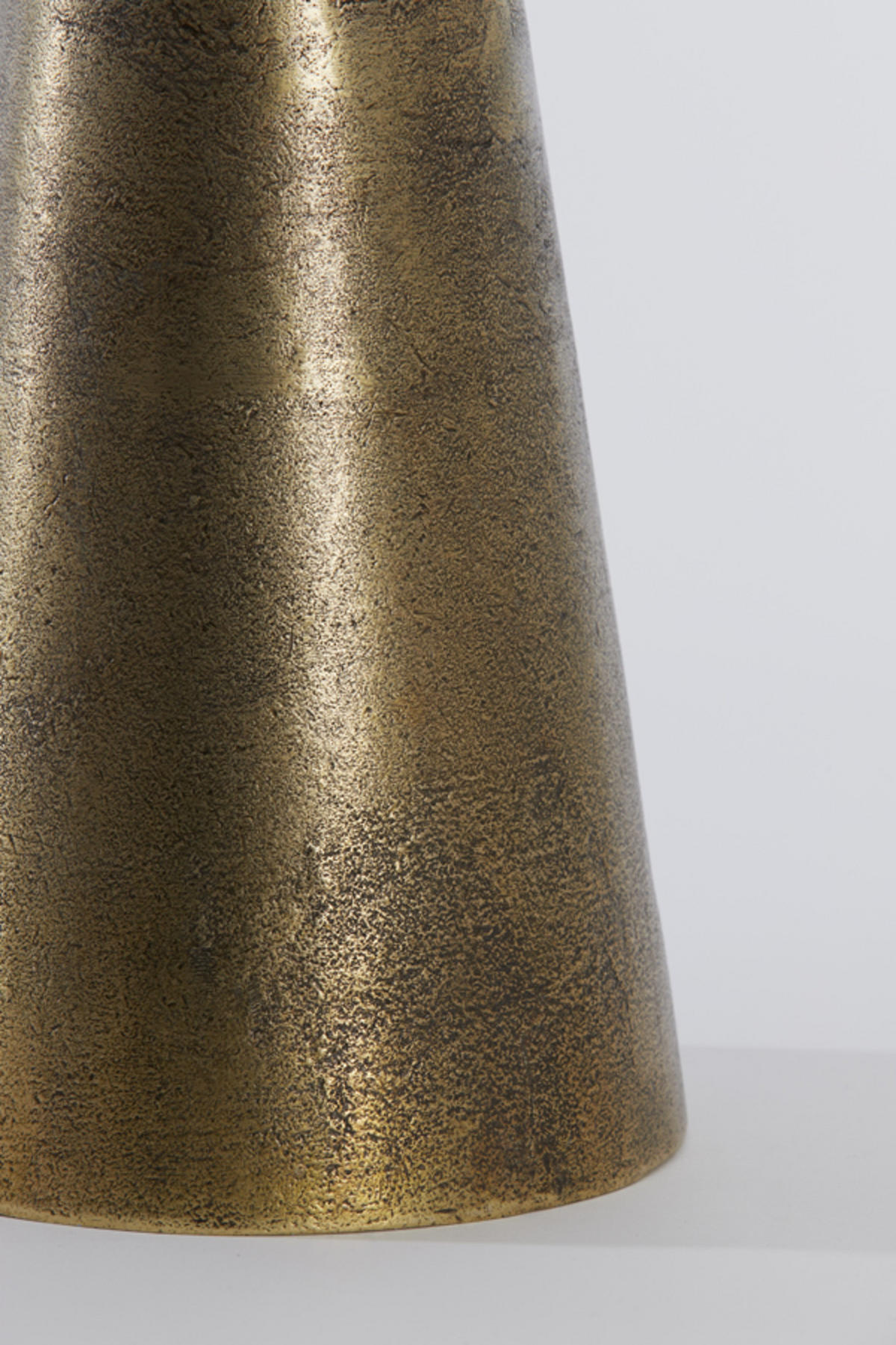 BEISTELLTISCH Ynez Braun Ø36/51 cm - Bronzefarben, Metall (36/36/51cm) - Light & Living
