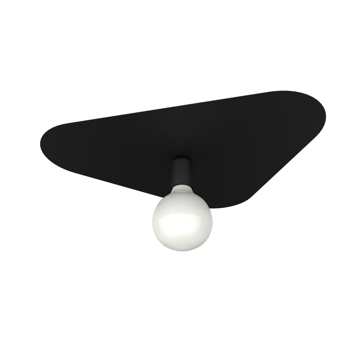 DECKENLEUCHTE - Schwarz, Metall (42/50/10cm) - Lumicom