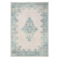 TEPPICH Laury Türkis 160x230 cm - Türkis, Kunststoff/Textil (160/230cm) - benuta Pop