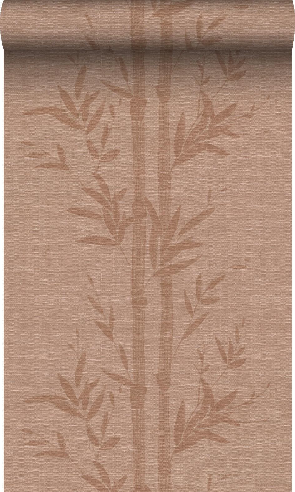 TAPETE Bambusmuster 50 x 900 cm - Terracotta, Papier (50/900cm) - Origin Wallcoverings