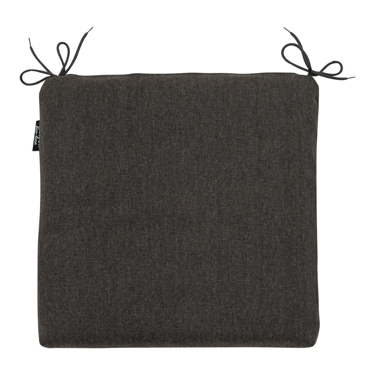 SITZKISSEN Canvas 40/40 cm 4er-Set - Grau, Textil (40/4/40cm) - Madison