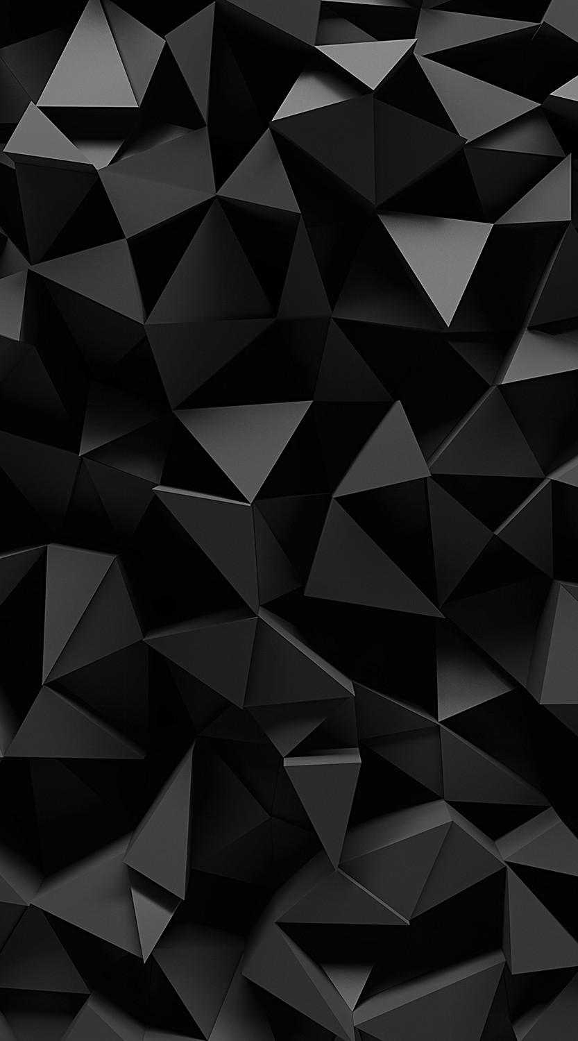 VERDUNKELUNGSROLLO 100x180 cm Schwarzes Origami - Schwarz, Textil (100/180cm) - TULUP