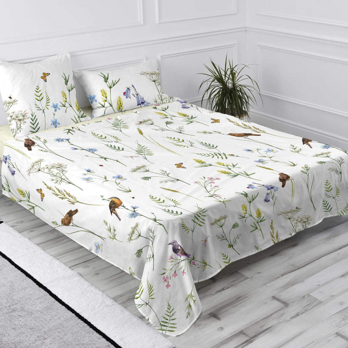 OBERBETTLAKEN manarola 160x270 cm mehrfarbig - Multicolor, Textil (160/270cm) - Happy Friday