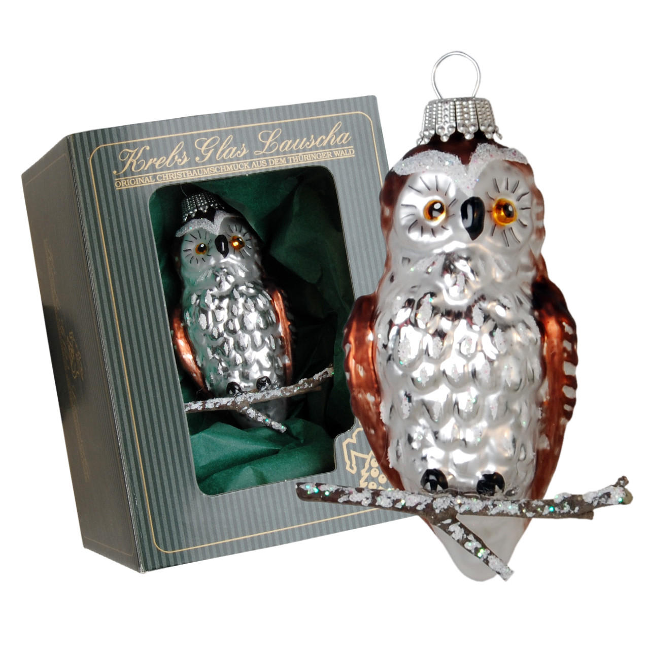 XXXLutz Christbaumschmuck Braun 5x8x4 cm