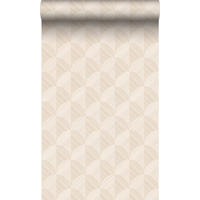 TAPETE 3D Muster 50 x 900 cm - Beige, Papier (50/900cm) - Origin Wallcoverings