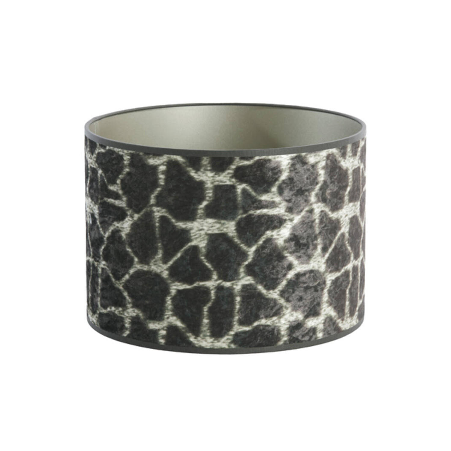 LAMPENSCHIRM MOSA Ø30x21 cm, rund, Braun - Braun, Textil (30/30/21cm) - Light & Living