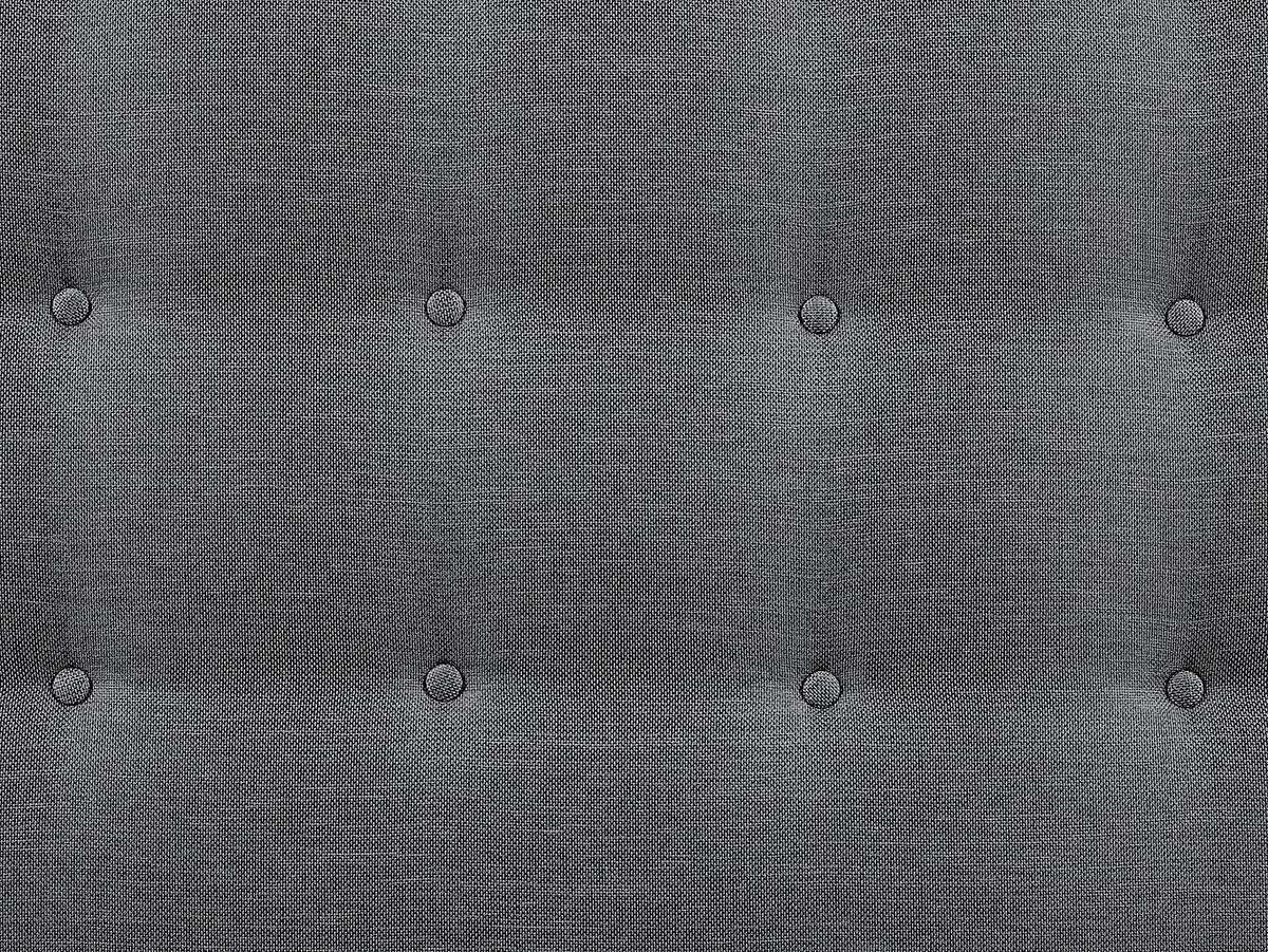 POLSTER-BETTKOPFTEIL - 180 cm - Stoff - Grau - FRANCESCO - Grau, Textil (184.5/125/9.5cm) - Vente-Unique