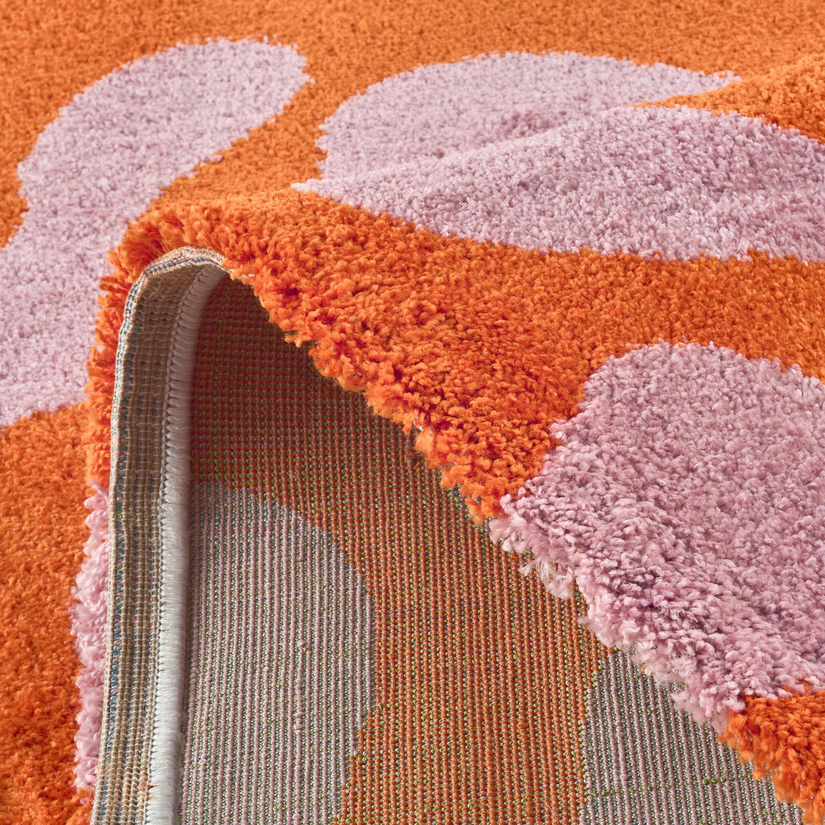 TEPPICH vintage abstrakt orange Groovy 80x140 cm - Orange, Textil (80/140cm) - Nazar Rugs