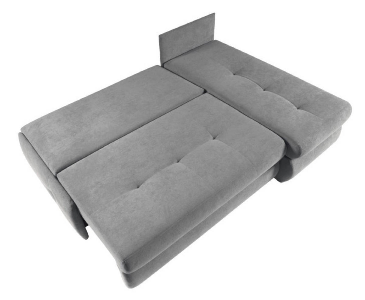 ECKSOFA Grau Hint - Grau, Holzwerkstoff/Textil (216/155cm) - Sepro Meble