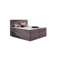 BOXBETT Bolero Bonellfederkern inkl - Dunkelrosa, Holz/Holzwerkstoff (160/200cm) - Best For Home