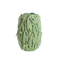 VASE Faba Grün Ø31,5/45 cm - Grün, Keramik (45cm) - Light & Living