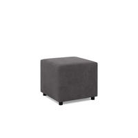 SITZPOUF 50 X 50 NEO, Cord - Dunkelgrau - Grau, Textil (51/40/51cm)