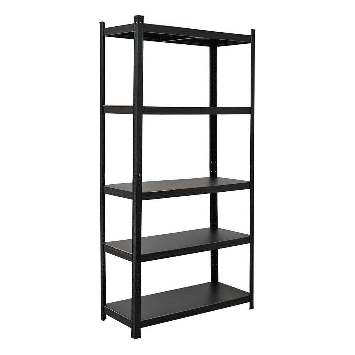 SCHWERLASTREGAL Ragnar All Black Series 3er-Set mit 3x 180x90x40 cm Fachlast 100 kg Matt Schwarz - Schwarz, Metall (270/180/40cm) - PROREGAL