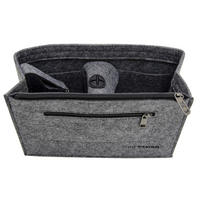 TASCHENORGANIZER M, Filz, 27x10x16 cm, Grau - Grau, Kunststoff (27/10/16cm) - Dunedesign