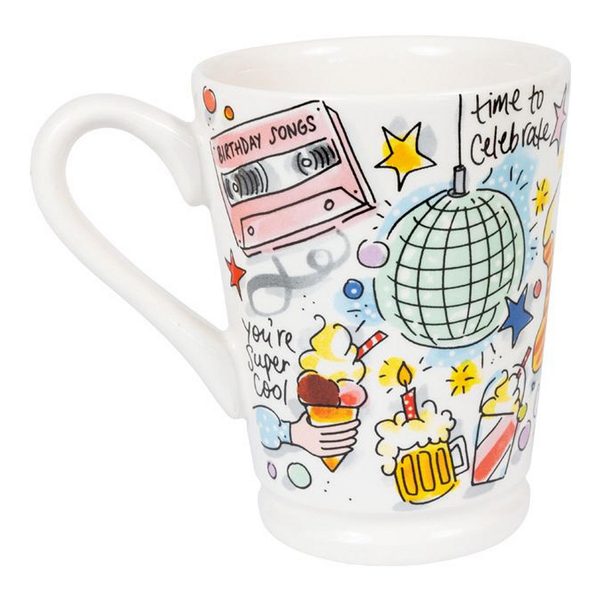 XL-BECHER 18 Jahre in Bunt - 500 ml - Multicolor, Keramik (0.5L) - Blond Amsterdam