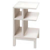 NACHTTISCH Celine, weiße Birke, 37,5/37,5/65 cm - Weiß, Holz (37.5/65/37.5cm) - WOODEK