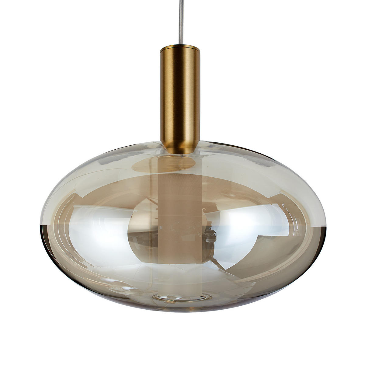 PENDELLEUCHTE Exemplar - Goldfarben, Glas (25/25/90cm) - Butlers