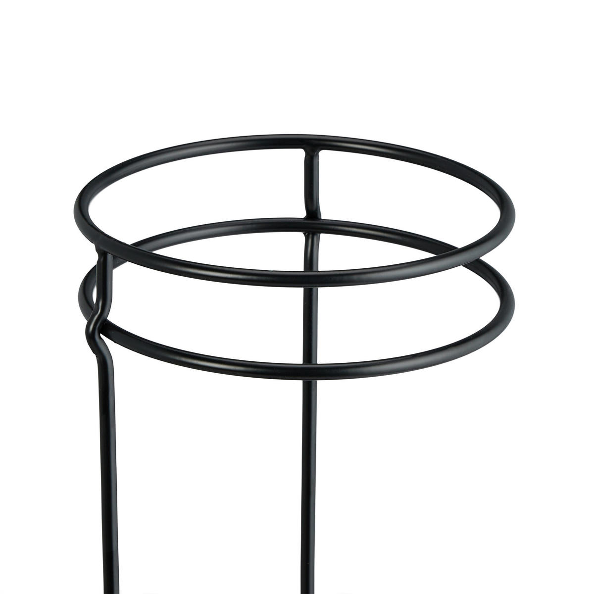 REGENSCHIRMSTÄNDER - Schwarz, Metall (16/52.5/16cm) - Relaxdays