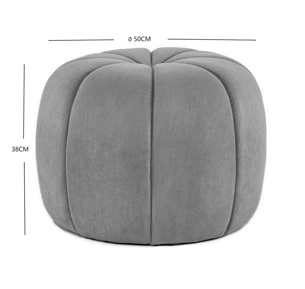 POUF Wolle Terrakotta - Rot, Textil (50/38/50cm) - Nordlys