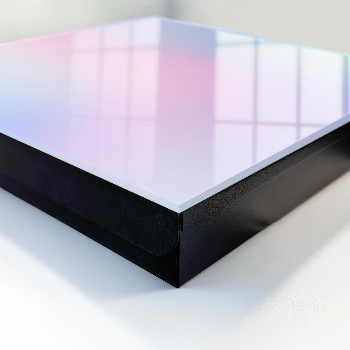 SCHLÜSSELBOX Schwarz 30x30 cm- Türöffnung nach rechts - Pastellharmonie - Pink, Metall (30/30/5cm) - TULUP