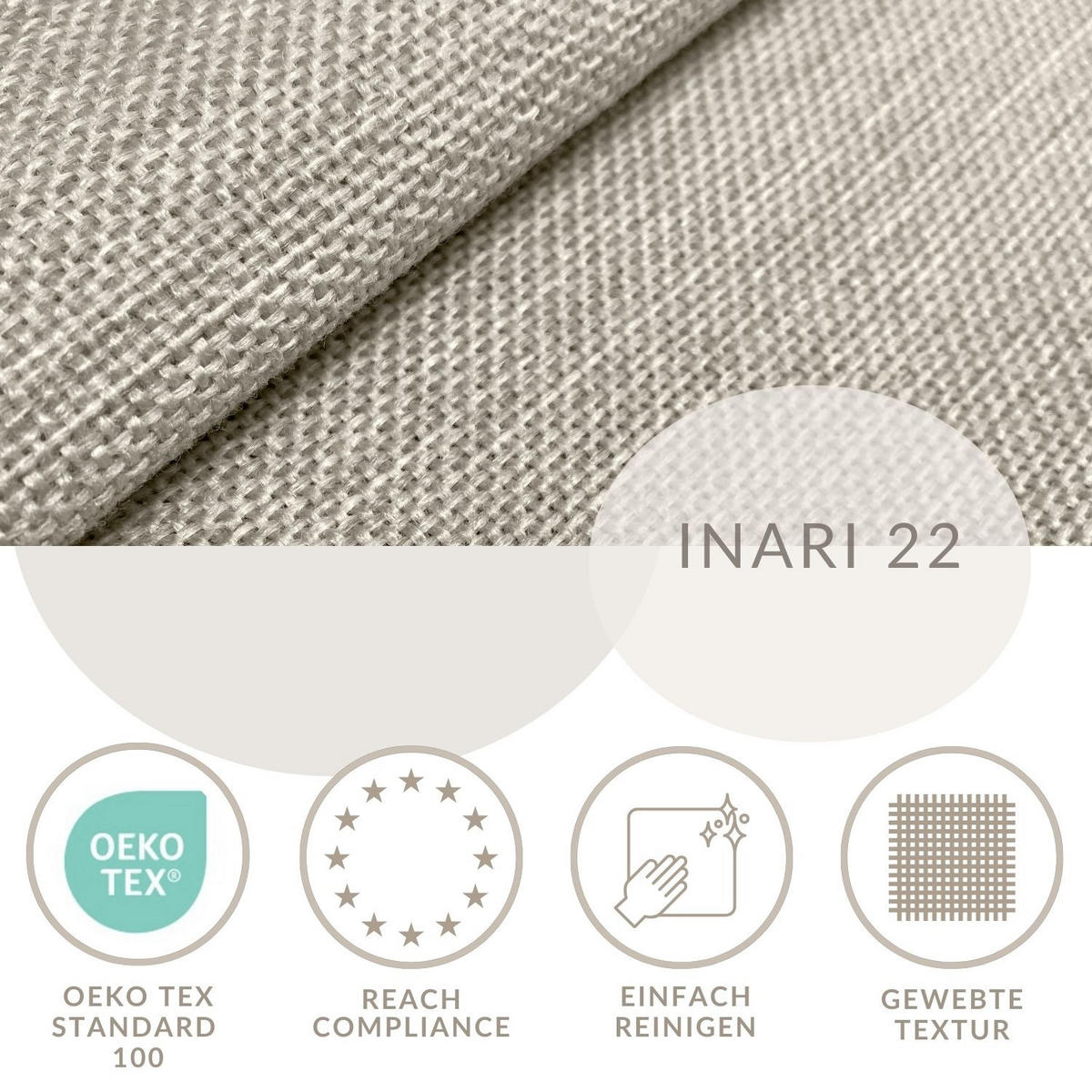 BOXSPRINGBETT Ruby Beige 140/200 cm mit Matratze und Topper - Beige/Schwarz, Holz/Holzwerkstoff (140/200cm) - Maison de Reve