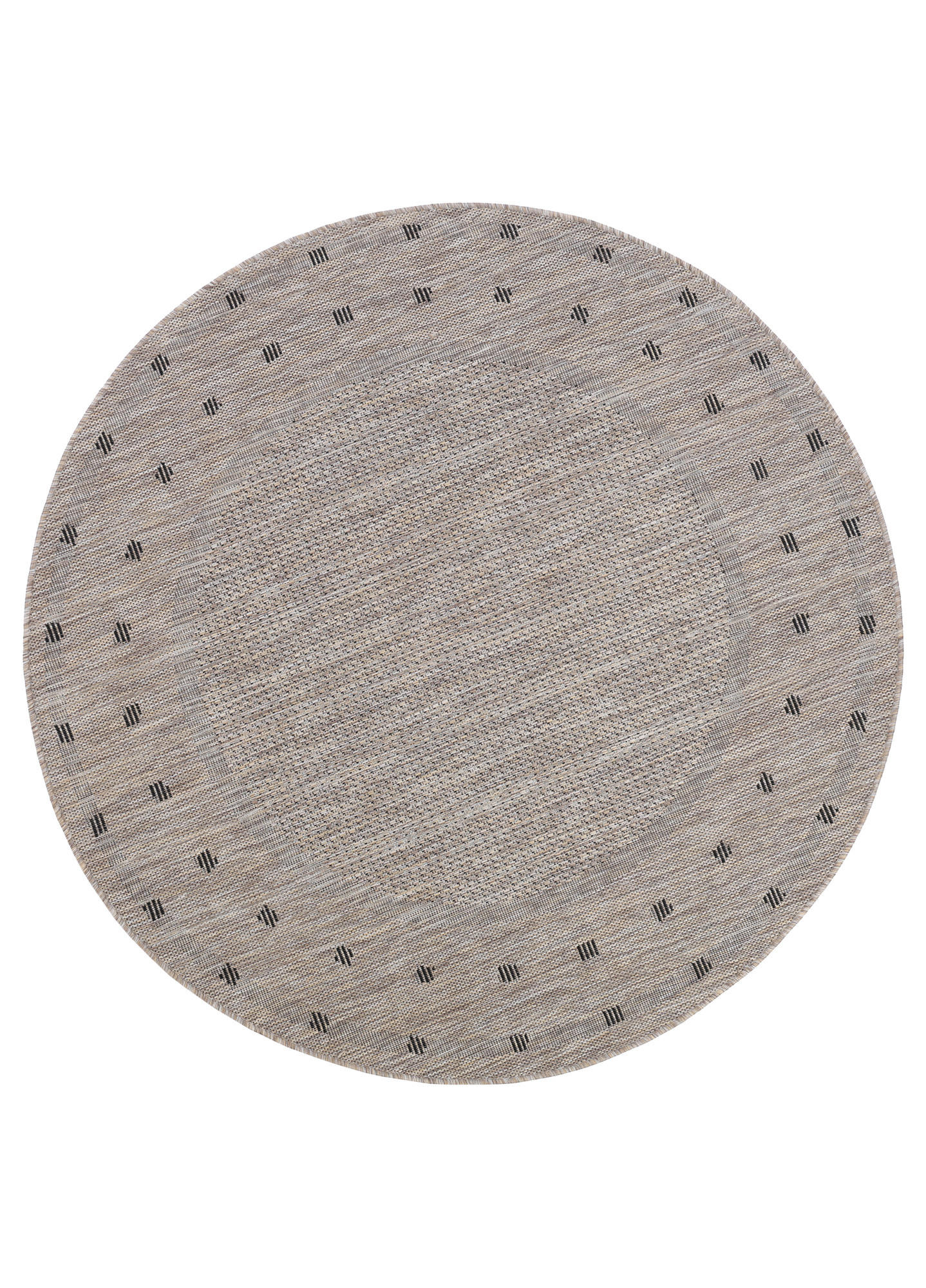 Tapiso Teppich Braun 160x160 cm
