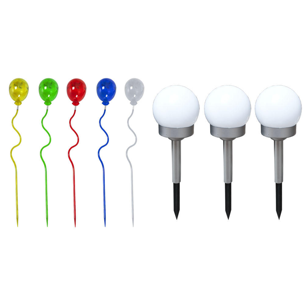 LED AUSSENLEUCHTE Silber Spritzwassergeschützt - Silberfarben, Kunststoff (8.5/8.5/60cm)