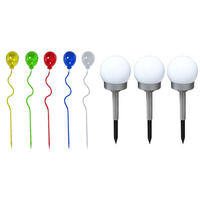 LED AUSSENLEUCHTE Silber Spritzwassergeschützt - Silberfarben, Kunststoff (8.5/8.5/60cm)