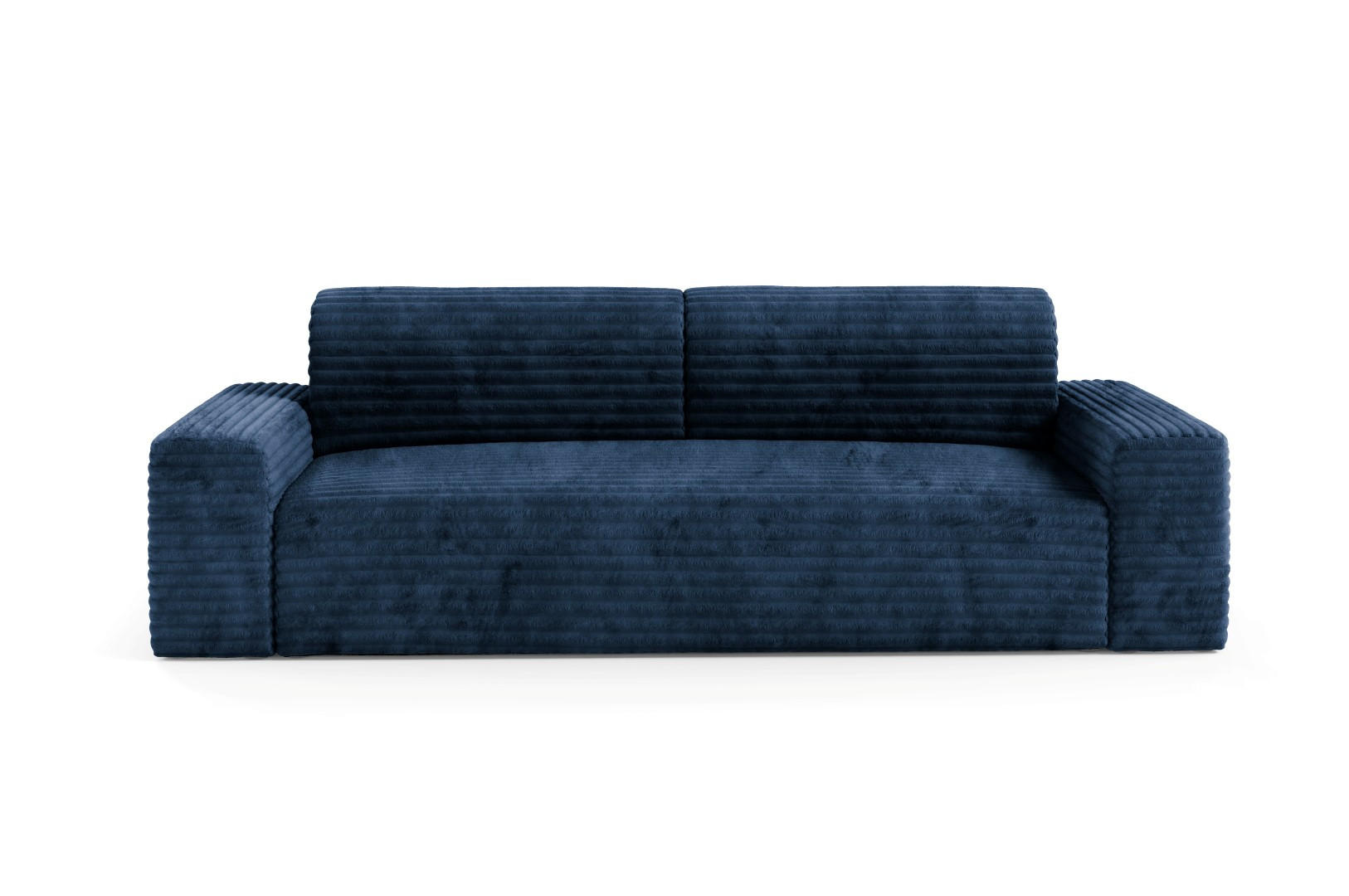 SCHLAFSOFA mit Bettkasten Dunkelblau - Schwarz/Dunkelblau, Holz/Holzwerkstoff (260/70/102cm) - Furnisell
