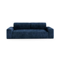 SCHLAFSOFA mit Bettkasten Dunkelblau - Schwarz/Dunkelblau, Holz/Holzwerkstoff (260/70/102cm) - Furnisell