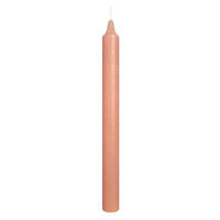 MARBLE Leuchterkerzen durchgefärbt Rosenholz 250 x 22 mm, 20er Set - Rosa, Paraffin (2.2/25/25cm) - Wiedemann Kerzen