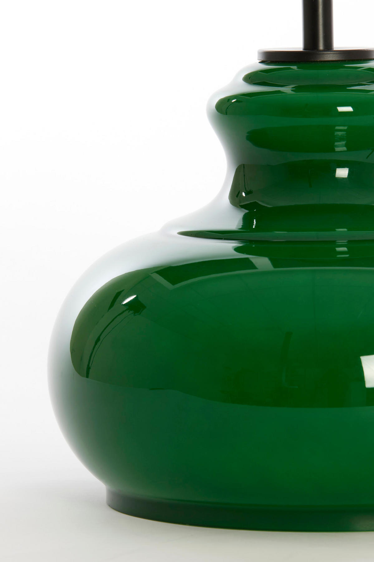 LAMPENFUSS Grün Ø28,5/33 cm - Grün, Glas (28.5/28.5/33cm) - Light & Living