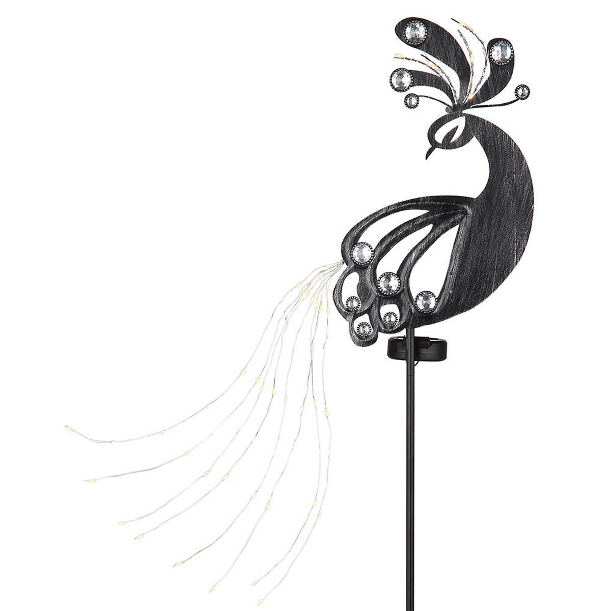 LED AUSSENLEUCHTE Metall Schwarz 2er Set - Schwarz, Metall (17.5/4.5/88cm) - Globo Lighting