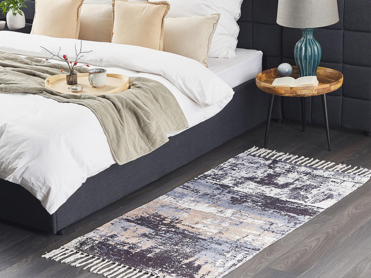 KURZFLOR-TEPPICH Konakli 150/80 cm - Multicolor, Kunststoff (80/150cm) - Beliani