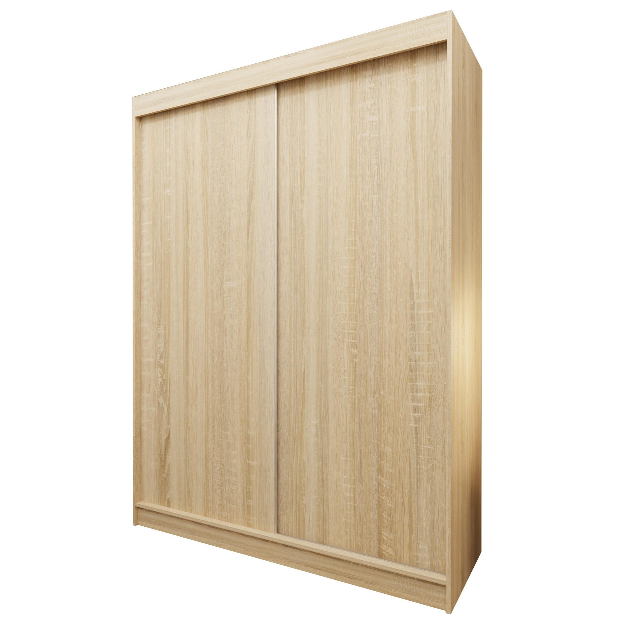 SCHWEBETÜRENSCHRANK SOFIA 150/216/61 cm 2-türig Sonoma Eiche - Sonoma Eiche, Holzwerkstoff (150/216/61cm) - MASSENO