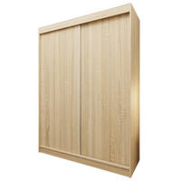 SCHWEBETÜRENSCHRANK SOFIA 150/216/61 cm 2-türig Sonoma Eiche - Sonoma Eiche, Holzwerkstoff (150/216/61cm) - MASSENO