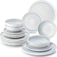 TAFELSERVICE SANTORINI - 12 teilig aus Steingut - Creme, Keramik (40/37/48cm) - Sänger