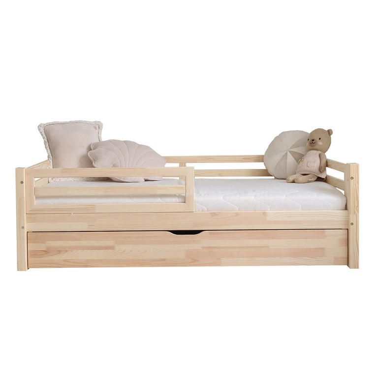 POSTEĽ 90/190 Myléna Prírodné drevo - hnedá, drevo (90/190cm) - Petits-meubles