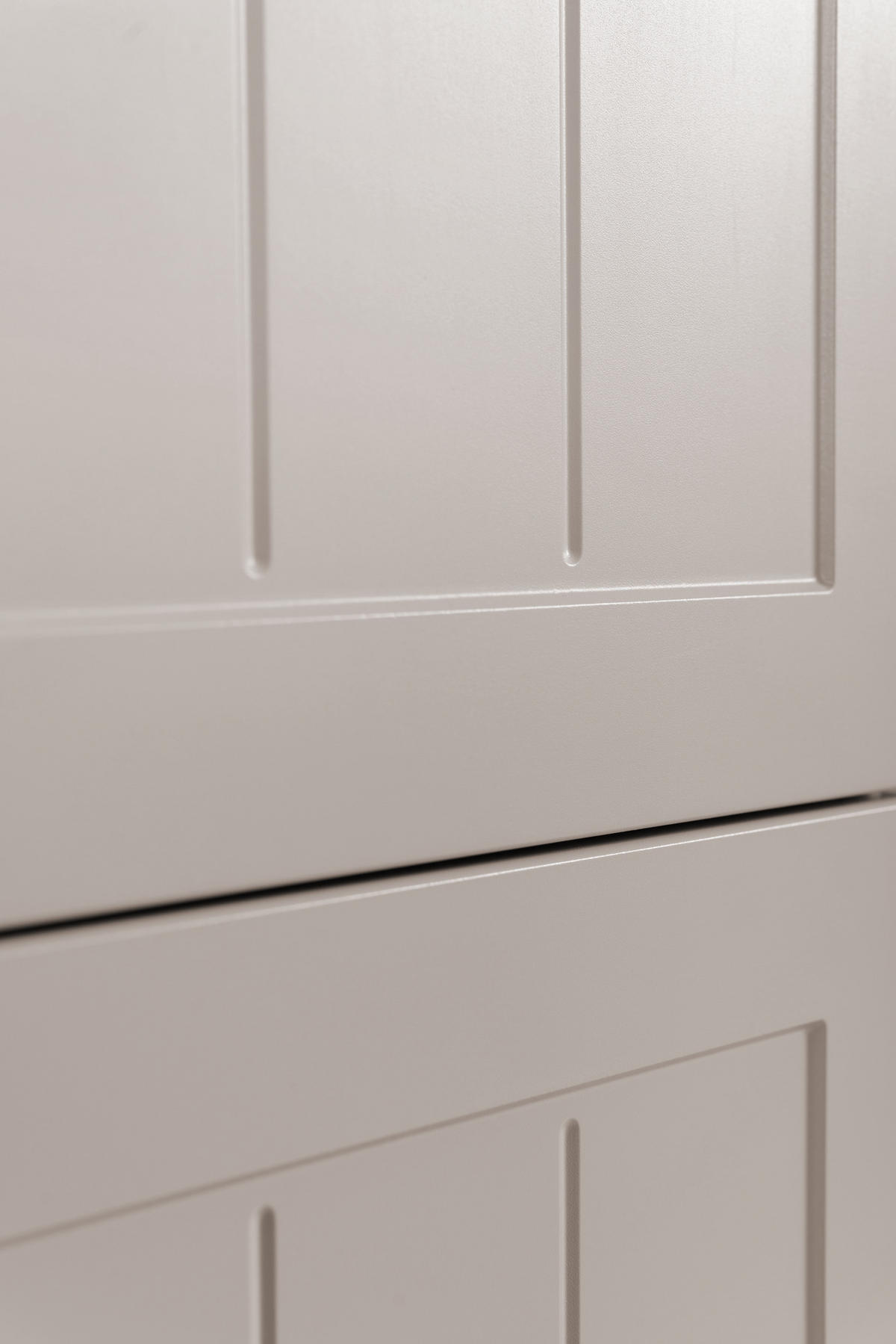BADEZIMMERSCHRANK, Kaschmir, 35 x 136 x 27 cm, silberner Griff - Beige/Silberfarben, Holzwerkstoff/Metall (35/136/27cm) - 3XE LIVING