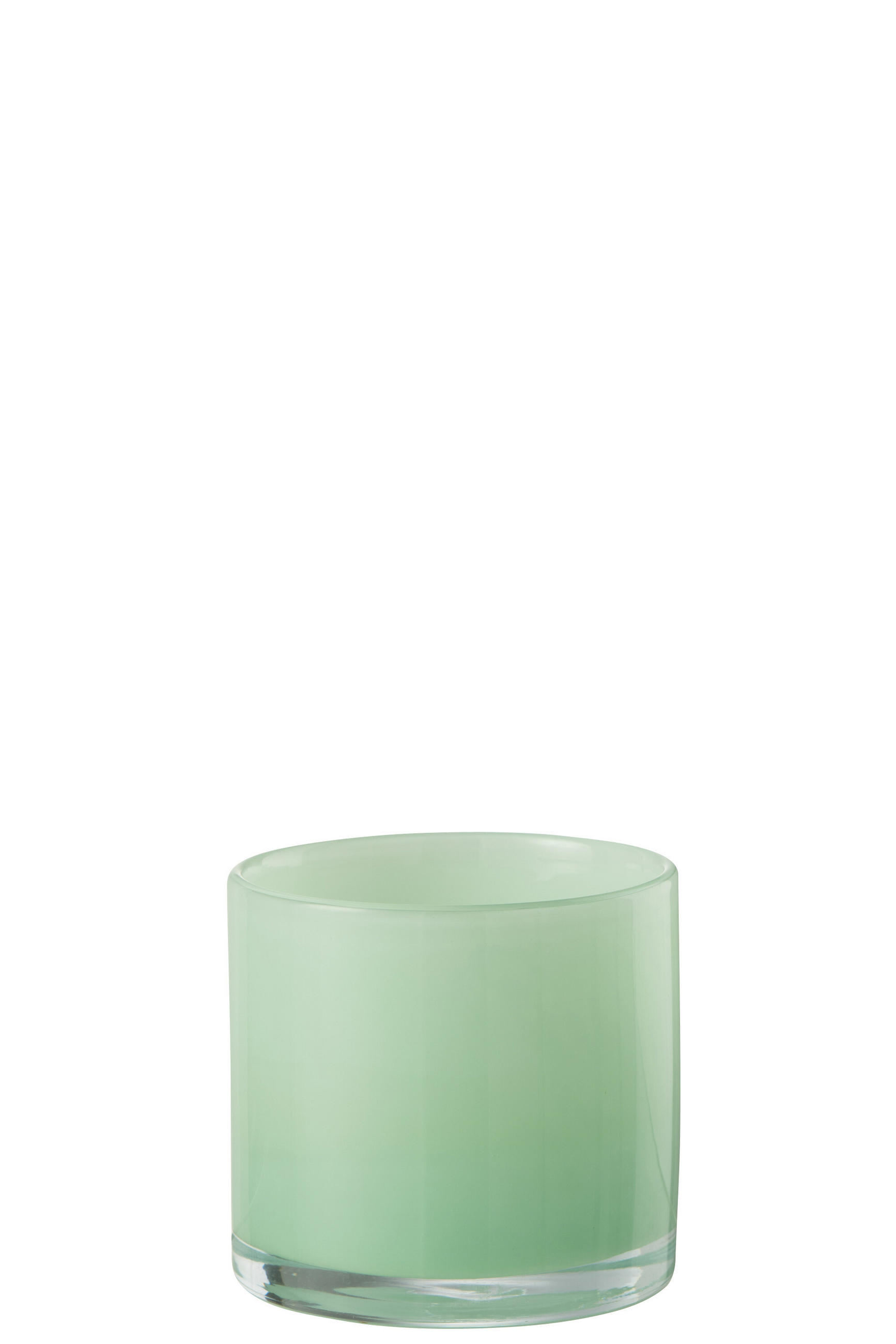 KERZENHALTER JADE - Glas - Grün - S - Mintgrün, Glas (8.5/7.5cm) - J-Line