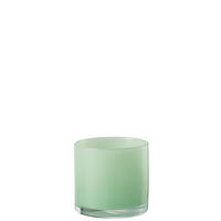 KERZENHALTER JADE - Glas - Grün - S - Mintgrün, Glas (8.5/7.5cm) - J-Line