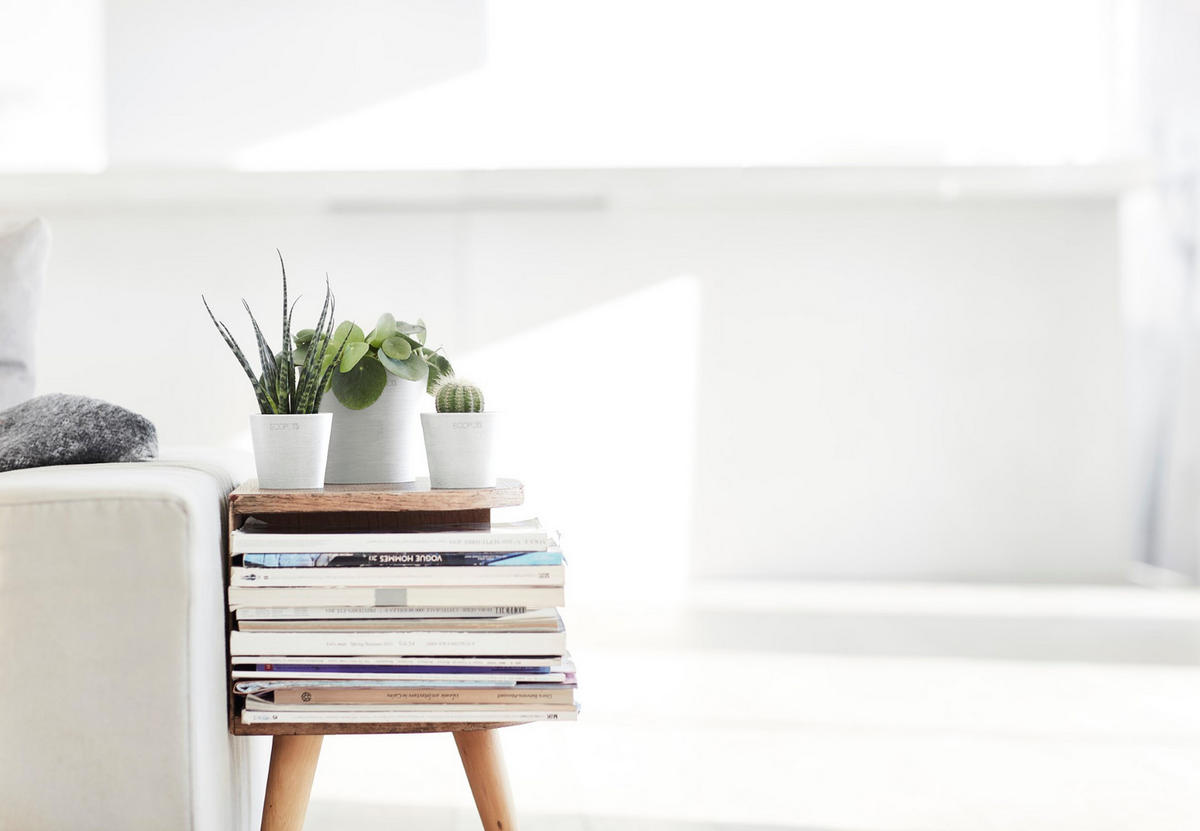 BLUMENTOPF Amsterdam46211cm Weiß - Weiß, Kunststoff (8/7cm) - Ecopots