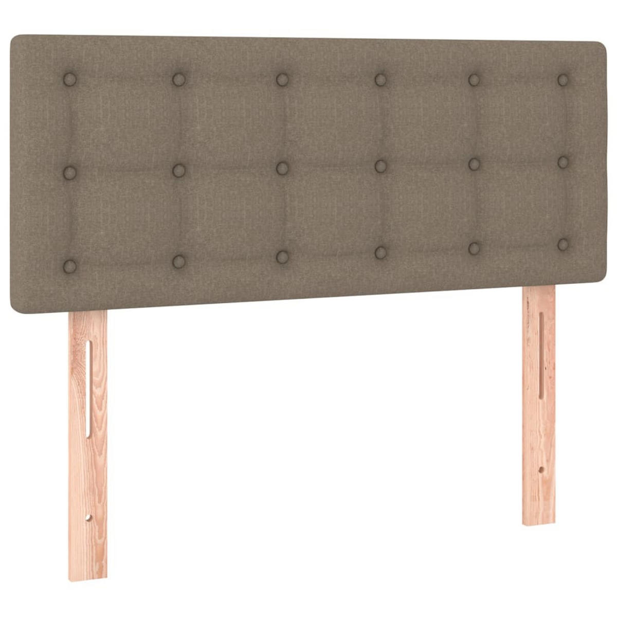 BOXSPRINGBETT 80/200 Cm Taupe Gewebe - Taupe, Textil (80/203cm) - vidaXL