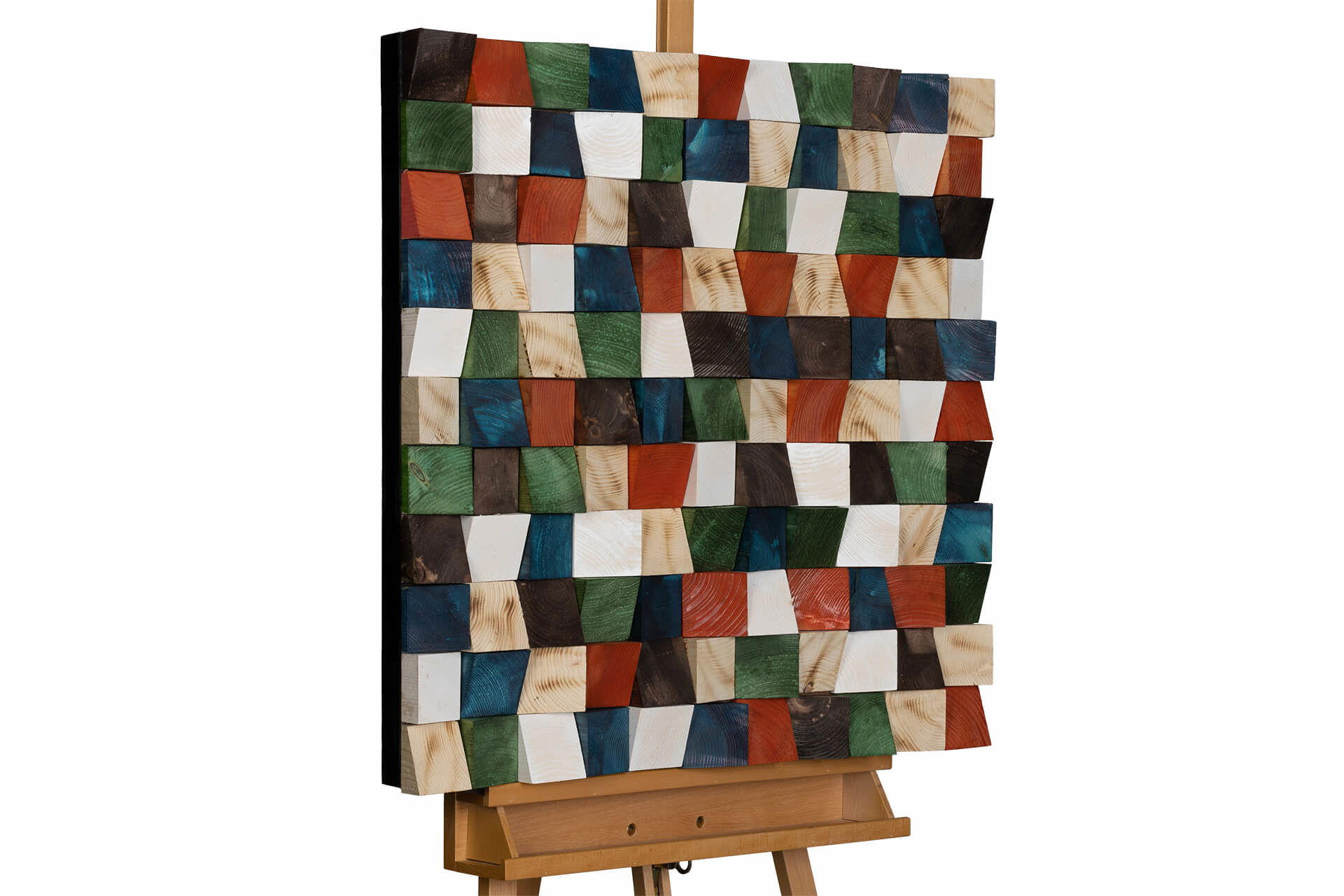Kunstloft Holzbild Mehrfarbig 7x75 cm
